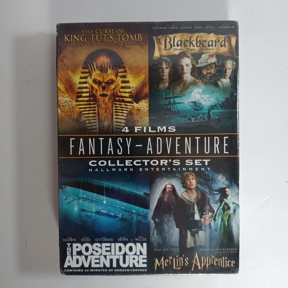 NEW Hallmark Entertainment's Fantasy-Adventure 4 Film Collector's Set DVD Video